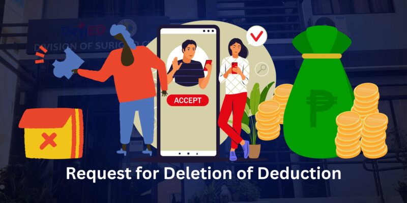 Request for Deletion of Deduction